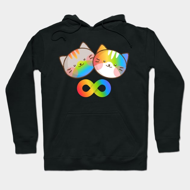 Cat Autism Acceptance Hoodie by yphien